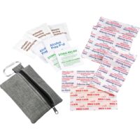 Zippered 20-Piece First Aid Pouch - Image 2