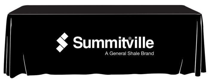 8FT. PolyKnit Throw Style Table Cover- Summitville